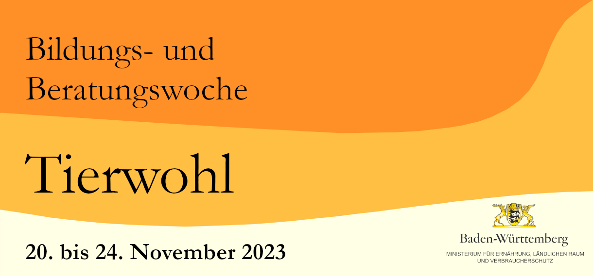 Bildungs- und Beratungswoche Tierwohl vom 20.-24.11.2023