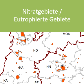 Karte der Nitratgebiete