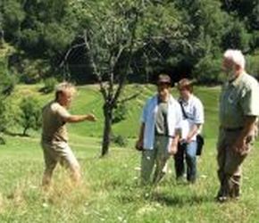 Beratung eines Landwirtes; Foto Hans Page, LEV Landkreis Emmendingen e.V.