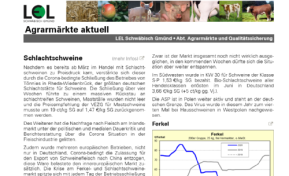 Newsletter Agrarmärkte