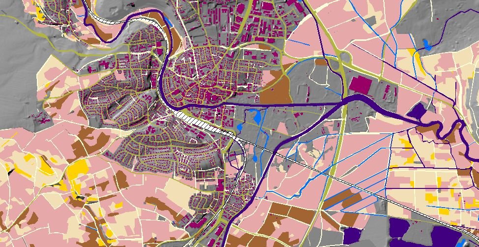 Ausschnitt einer Bodenpotenzialkarte