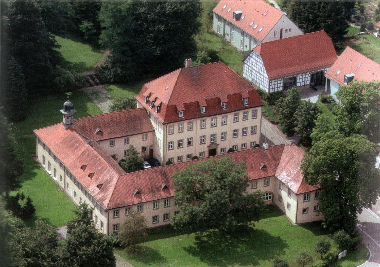 Akademie Kupferzell von oben.