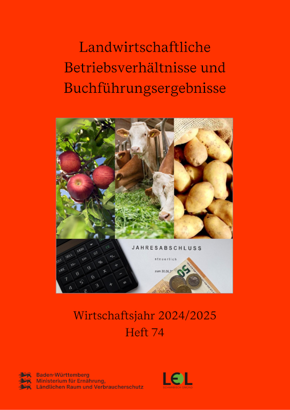 Landwirtschaftliche Betriebsverhältnisse und Buchführungsergebnisse Wirtschaftsjahr 2024/2025