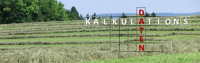 Heuschwaden auf Wiese