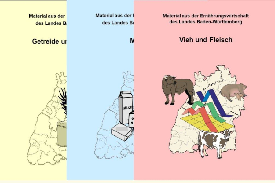 Jahreshefte Getreide, Milch und Vieh und Fleisch
