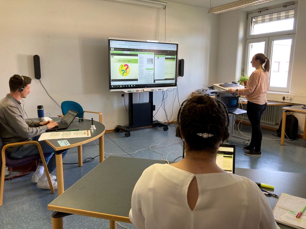 Projektteam AnLaKliWa/DiKliWa während eines Online-Workshops